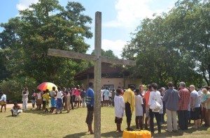 A group under a cross